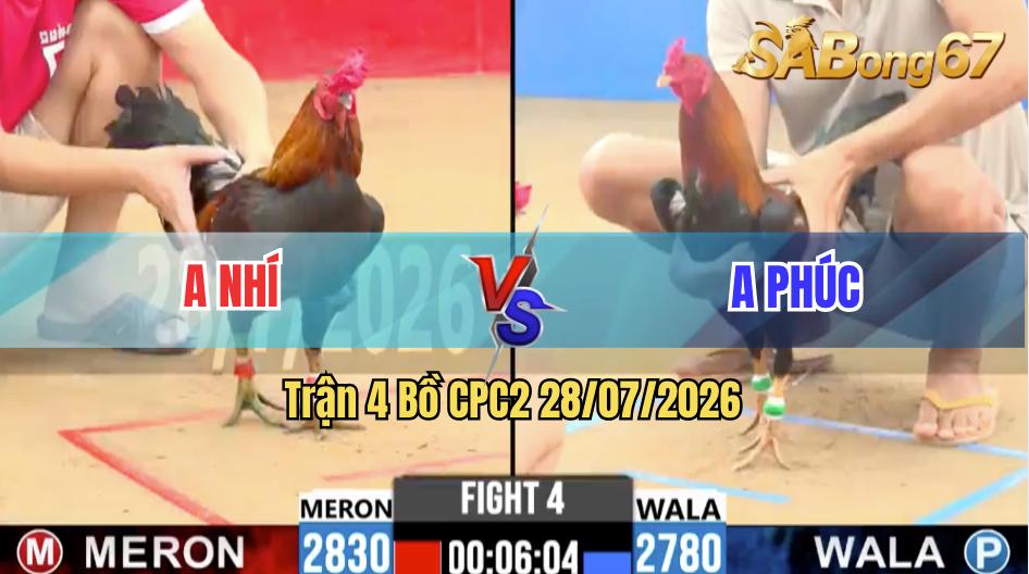 Trận 4 CPC2 28/07/2026 – Anh Phúc Bị Anh Nhí Hạ Trong 3 Nốt Nhạc